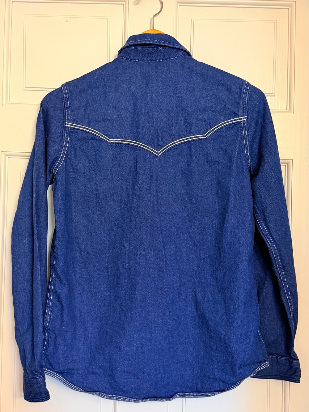 Scotch & Soda Indigo Blue Western Denim Shirt - Picture 3 of 7